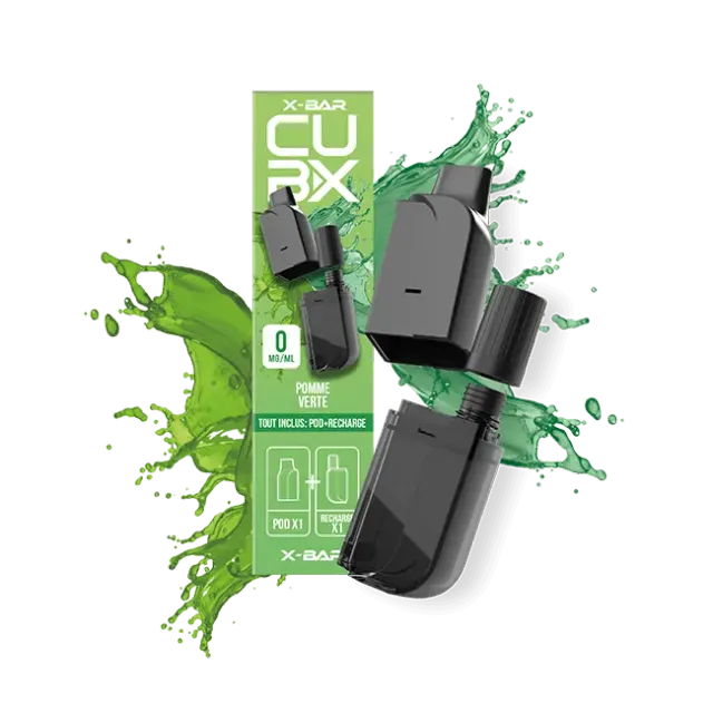 X-Bar Cub-X 2 Pod Mela Verde 2 Pezzi