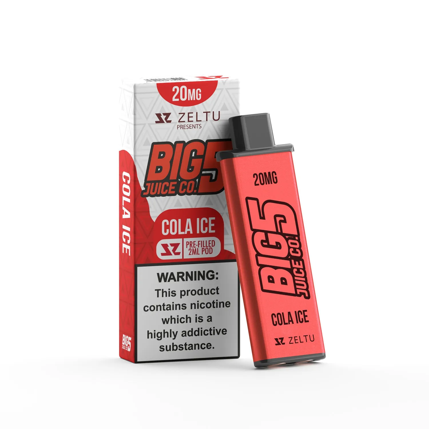 Zeltu Big 5 Cola Ice pod precaricata 10mg cremosa
