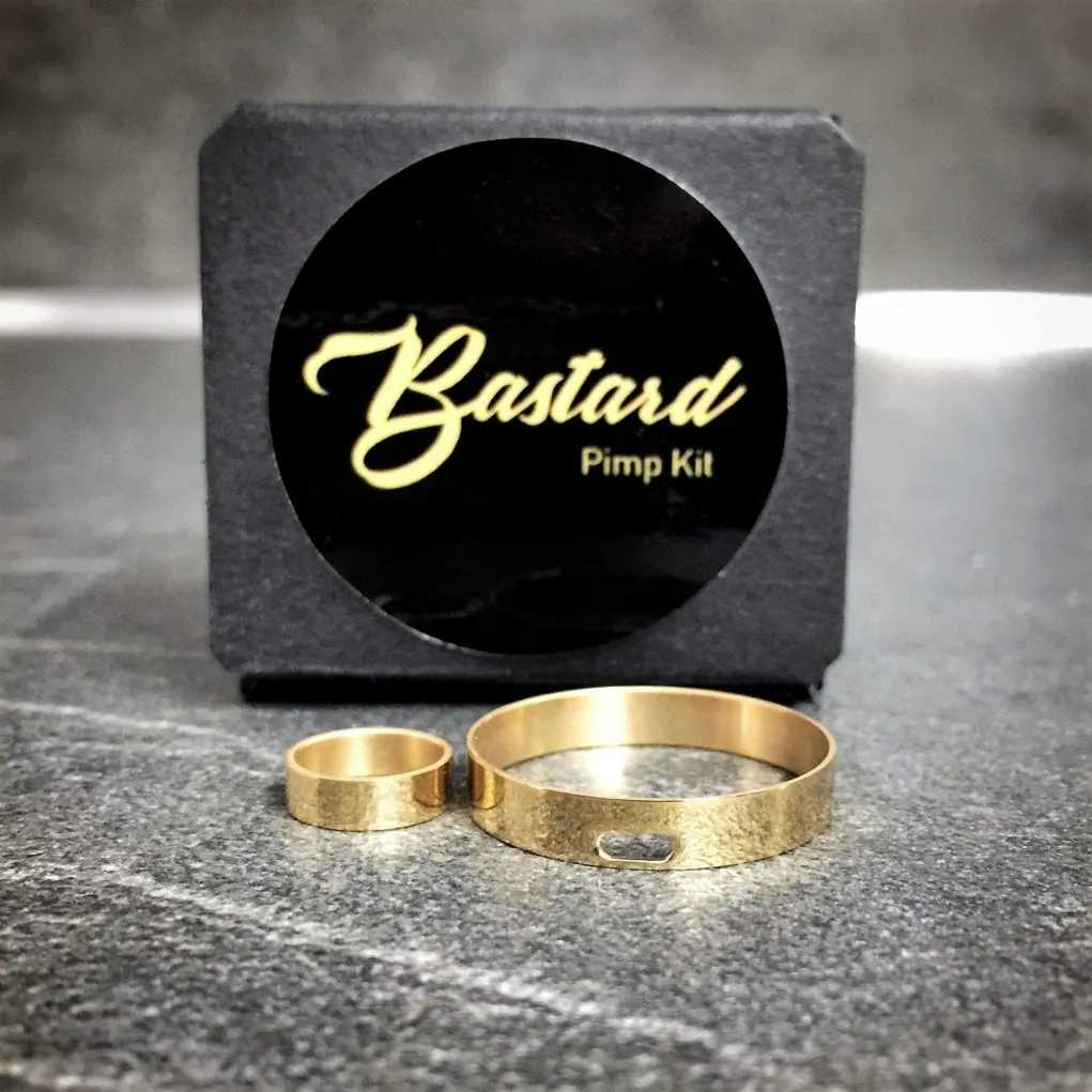 Animodz Bastard Pimp Kit RTA anelli oro Gold