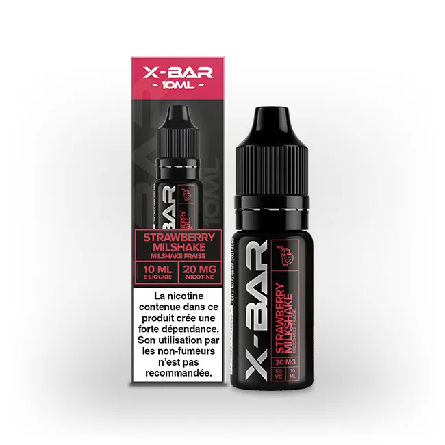 X-Bar 650 Strawberry Milkshake liquido 10ml dolce cremoso